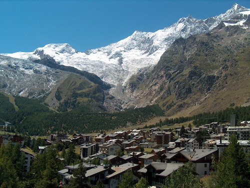 Saas Almagell im Winter