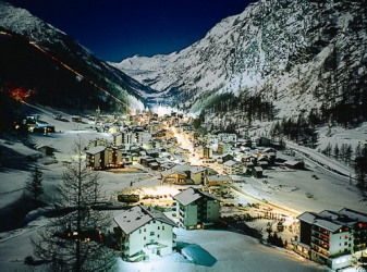 Saas Almagell im Winter