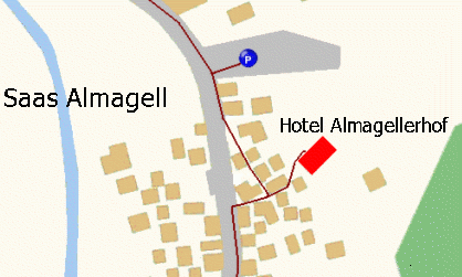 Anreise innerhalb von Saas Almagell